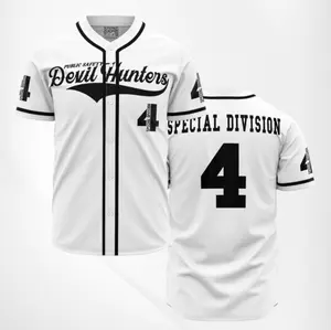 Public Safety Devil Hunters Chainsaw Man Anime Baseball Jerseys | Cool Summer Anime Vibes for Men & Fans
