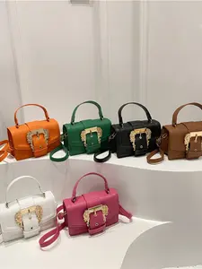 Vintage Simple Handbag Shoulder Crossbody Bag, PU Material High-Quality Lock Closure Magnetic Clasp, Women's Fashion All Seasons, Casual Shoulder Bag