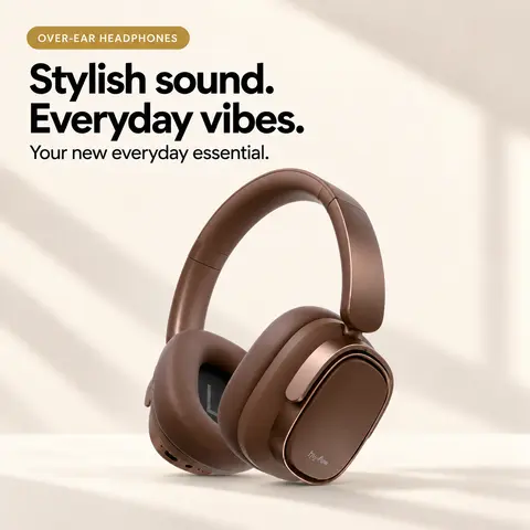 Over-Ear ANC Wireless Headset Audio - Bluetooth Headphones with Noise Cancelling, Calm Focus, Headset for Gaming, Productivity Tool for Music Lovers