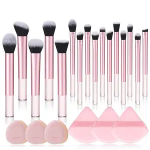 Makeup Brush Beauty Tool Set, Mini 25-Piece & Full 16-Piece Kit, Perfect for Travel, Dates, Daily Use, Birthday Gift, Holiday Present