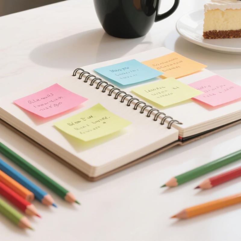 200 Sheets/Pack Post It Notes With Lines,Note Pads,Pastel Color Sticky Notes, Assorted colors for categorization, Long-lasting Adhesion, Residue-free Glue, Portable & Easy to tear,OfficeSupplies, StudyEssentials, DeskOrganization, Highlighting Key Points