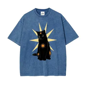 Men's Unisex Oversize ed Batik Cotton T-Shirt - S-5xl Casual Streetwear Super Soft Pre-Shrunk Unisex Fit Relaxed Everyday Shirt
