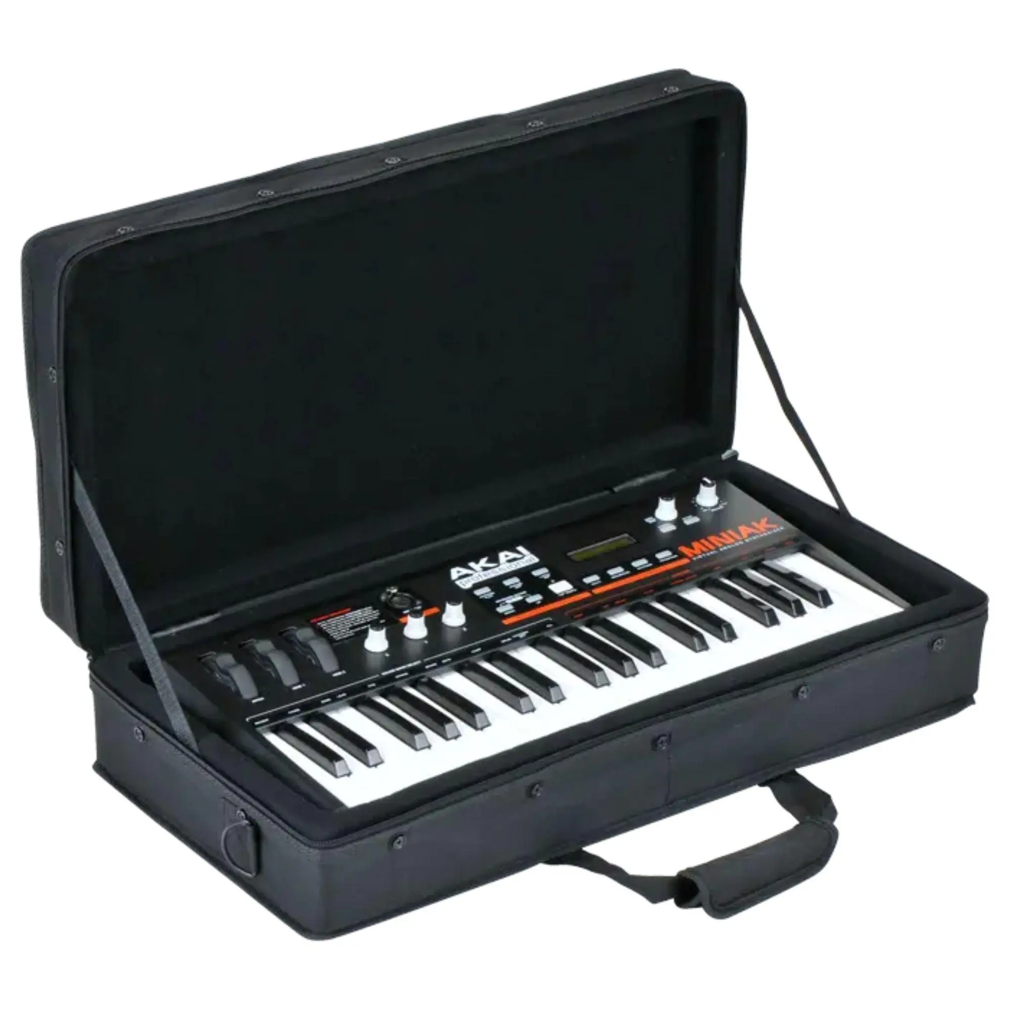 SKB 23”x11” DJ Controller & Small MIDI Keyboard Soft Case Padded Bag, Black