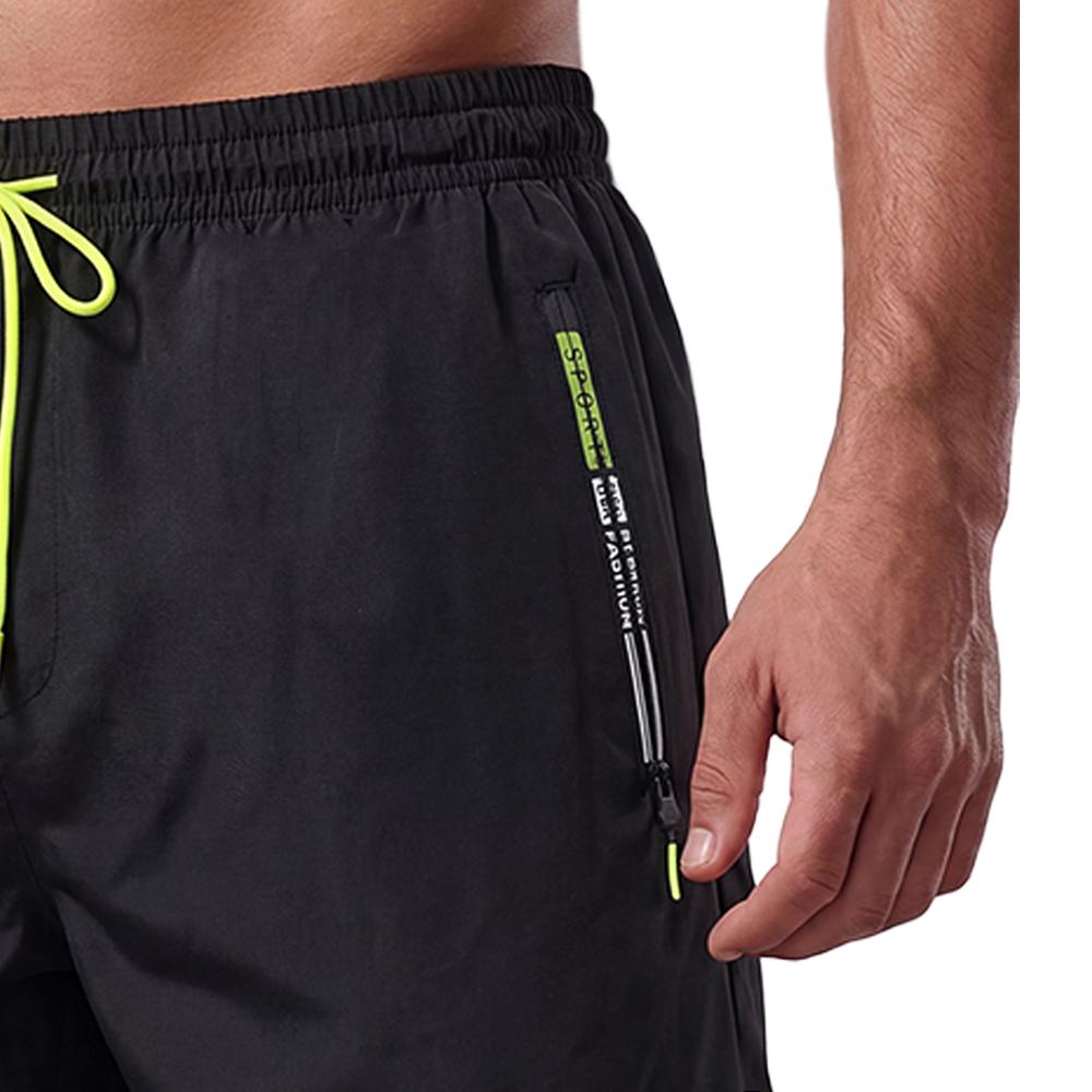 Men’s summer athletic shorts—fitness training and running shorts with zippered pockets; lightweight and comfortable; suitable for everyday outdoor activities and basketball; men’s mid-thigh shorts.