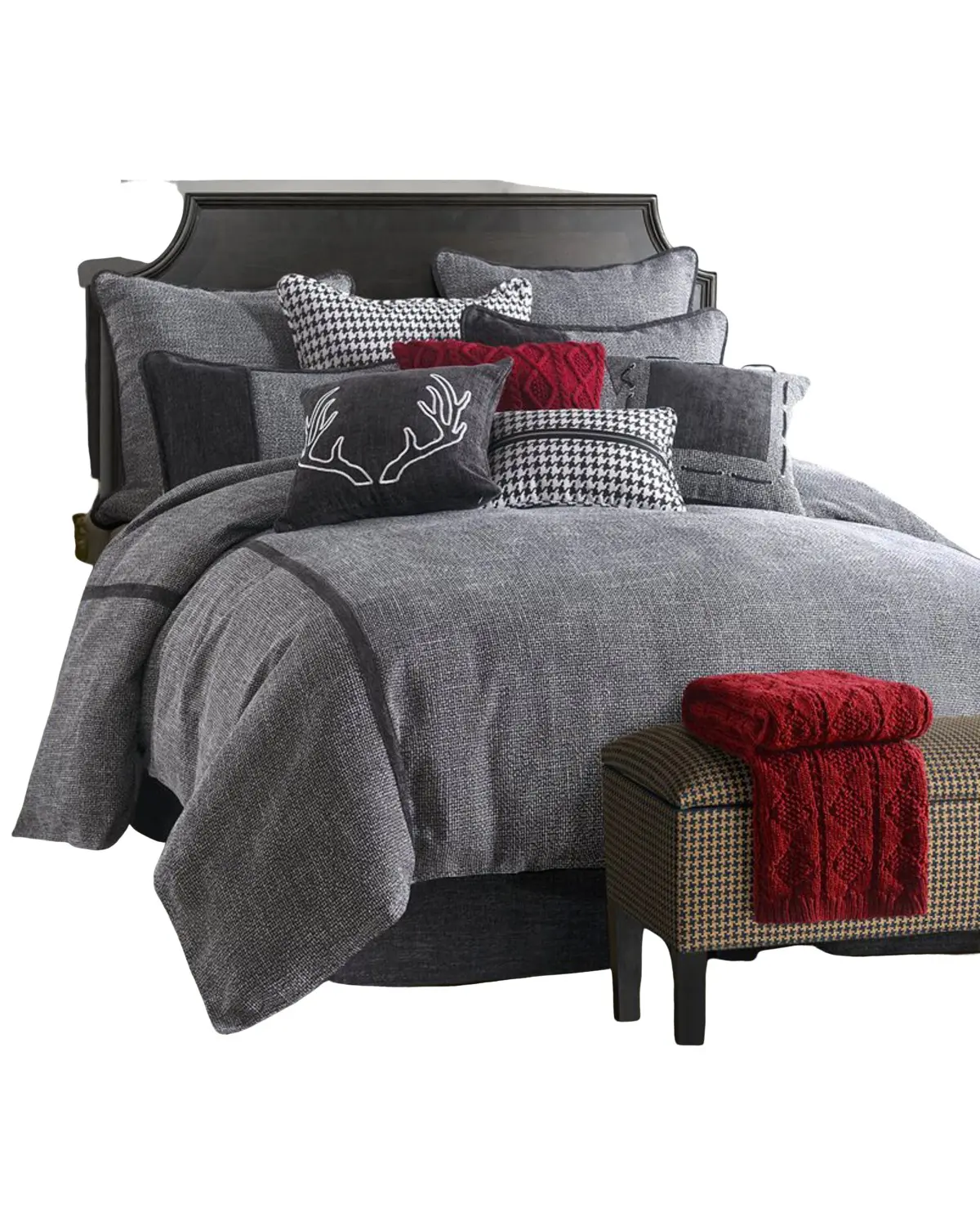 Hiend Accents Unisex 4 Piece Hamilton Bedding Set Full - Fb1713-Fl-Oc