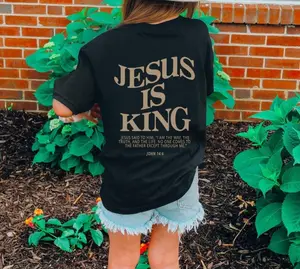 Jesus is King Jesus Shirt for Kids Jesus Merch Jesus Apparel Scripture Shirt Kids Christian Tee Christian Apparel Christian Streetwear