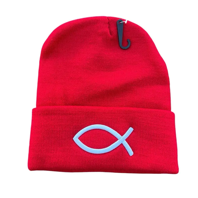 Little Fish D14:9-10 - Red Beanie Pescadito gorro