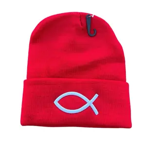 Little Fish D14:9-10 - Red Beanie Pescadito gorro