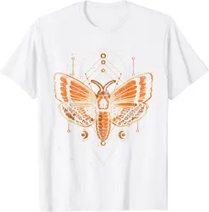Wiccan Pagan Gothic Moth Witch Mysticism Dark Magic Occult T-Shirt - Briannawo Shop 48B09QRXFLQM