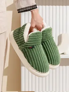 Women's Plain Plush Slippers, Home Bathroom Slippers, Casual Home Slippers, Bedroom Slippers, Comfortable Indoor Outdoor Home Shoes, Soft and Cozy Footwear for Daily Wear