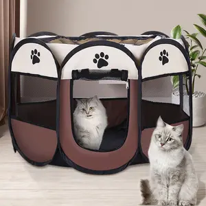 Cat delivery room Foldable cat cage Pet fence Tent cat litter Cat delivery room Octagonal cage Dog kennel Wholesale Dog cage