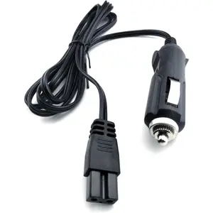 2 Pin Lead  Cooler Box Mini Fridge Replacement Portable Extension Cord, 12V DC  Cooler Power , for Igloo,Wagan,Juggernog Cooler, Travel (1.8M)