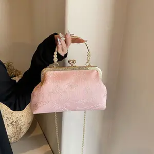 New Trendy Minimalist Casual Women's Shell Bag, Single Shoulder & Handheld, Fashion Chain, Niche Summer Crossbody Purse