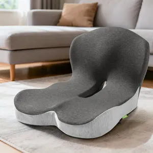 Sonoro Kate Engineered for Perfect Posture Adaptive Memory Foam Back & Seat Cushion for Targeted Pressure Relief & Optimal Spinal Alignment at Home On the Road & at Work