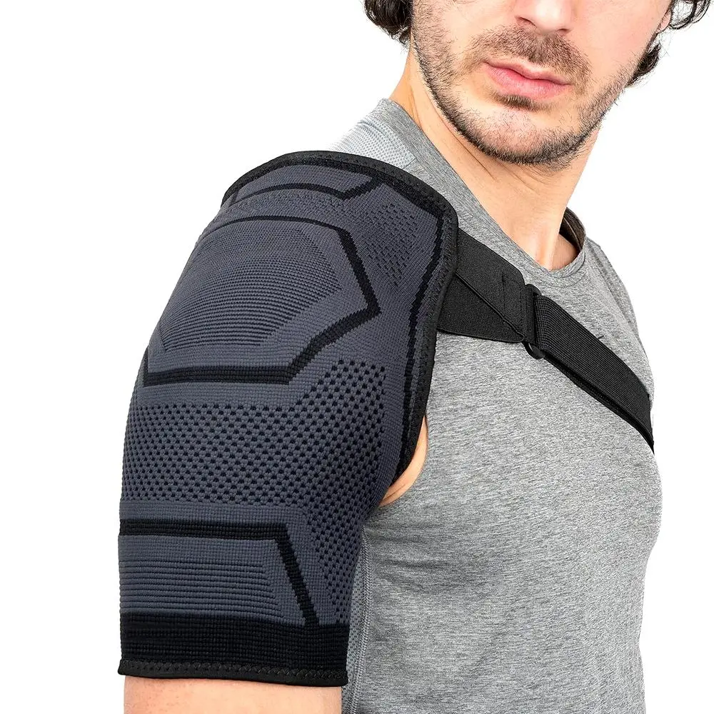 Adjustable Shoulder Brace, Shoulder Posture Brace, Breathable Compression Sleeve, Shoulder Corrector, Shoulder Support for Men & Women, Sports Support for Workout