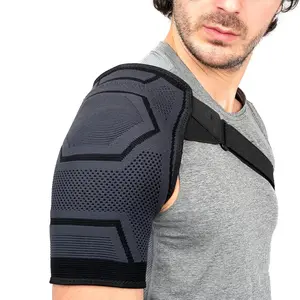 Adjustable Shoulder Brace, Breathable Compression Sleeve, Shoulder Corrector, Shoulder Support for Men & Women, Sports Support for Workout