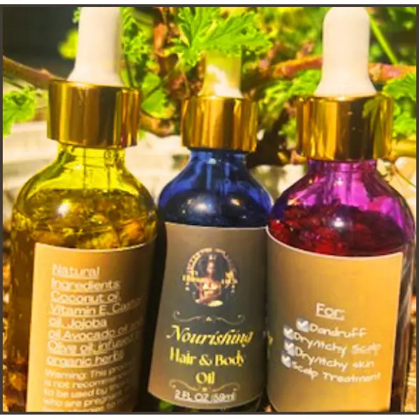 My Crown My Locs Nourishing Hair & Body Oil - 100% Natural