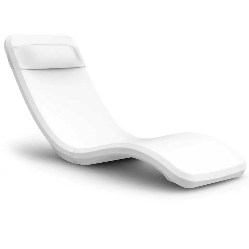 Coast Modern In Pool Lounge Chair - Waterproof & Weighted Pool Chaise Lounger - Outdoor Pool Furniture for Patio or In Baja Shelf