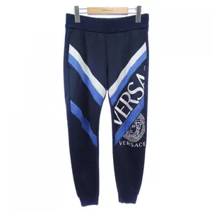 Pre-owned VERSACE Cotton Small Leather Goods Pants