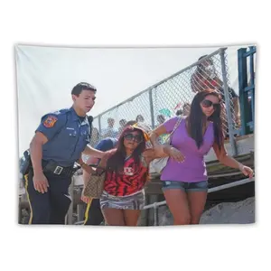 Jersey Shore-Themed Tapestry — Beautiful and durable, measuring 60 by 40 feet. Suitable for both indoor and outdoor decoration, it serves as an ideal wall hanging for college dorms, parties, travel, film and TV shoots, and various events and festivals.