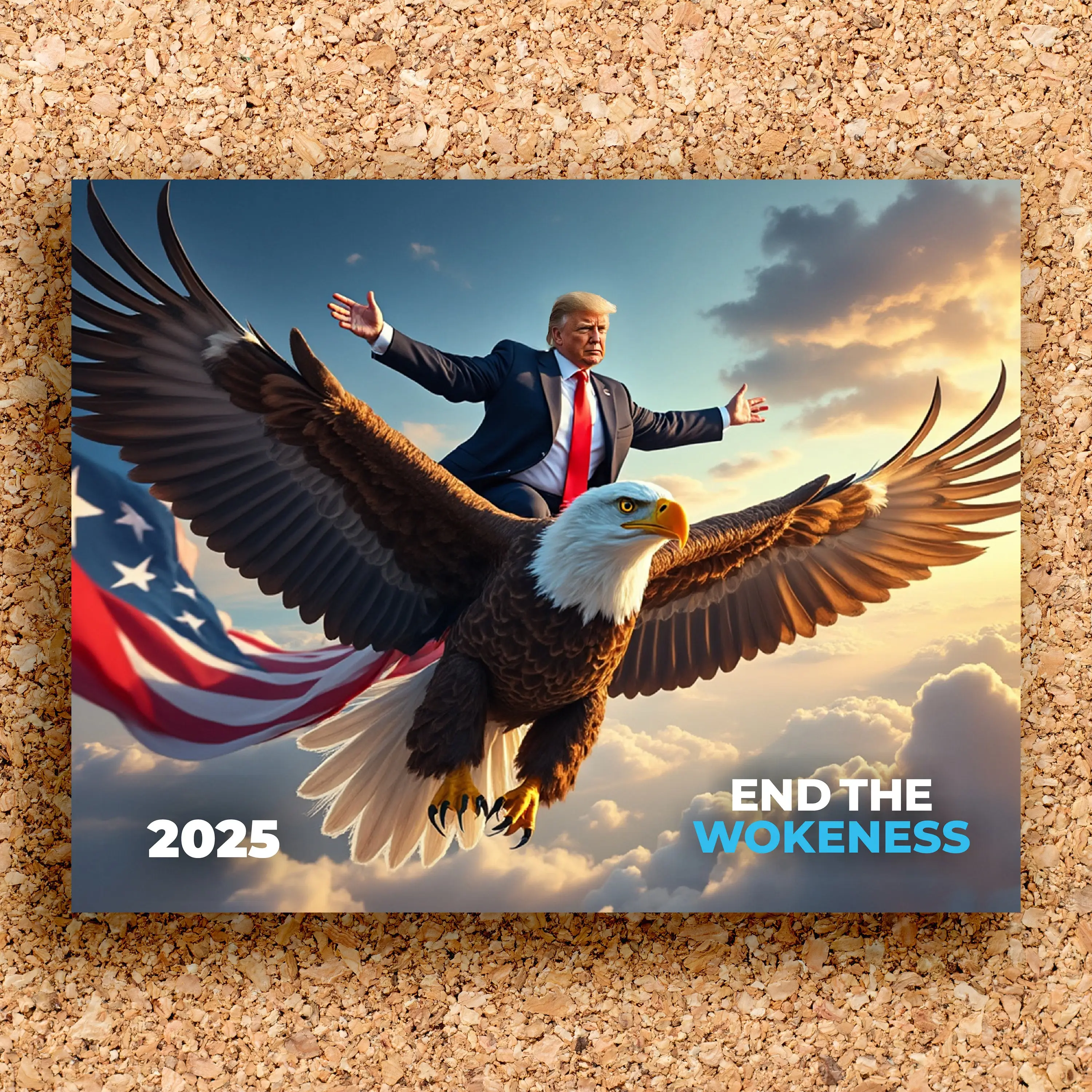 2025 Donald Trump Calendar: A Year with the 45th President - 11" x 8.5"