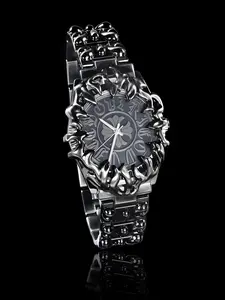 Luminescent Quartz Watch, Luxurious Round Case, Unisex Unique Design, Fashion Pointer Watch, Perfect Gift for Valentine's Day, Father's Day, Halloween