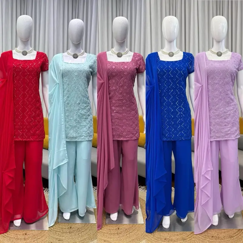Designer Timeless 90's Style Iconic Set - Elegant Ethnic Wear Crafted in Classy Tones with Premium Fabric & Detailing