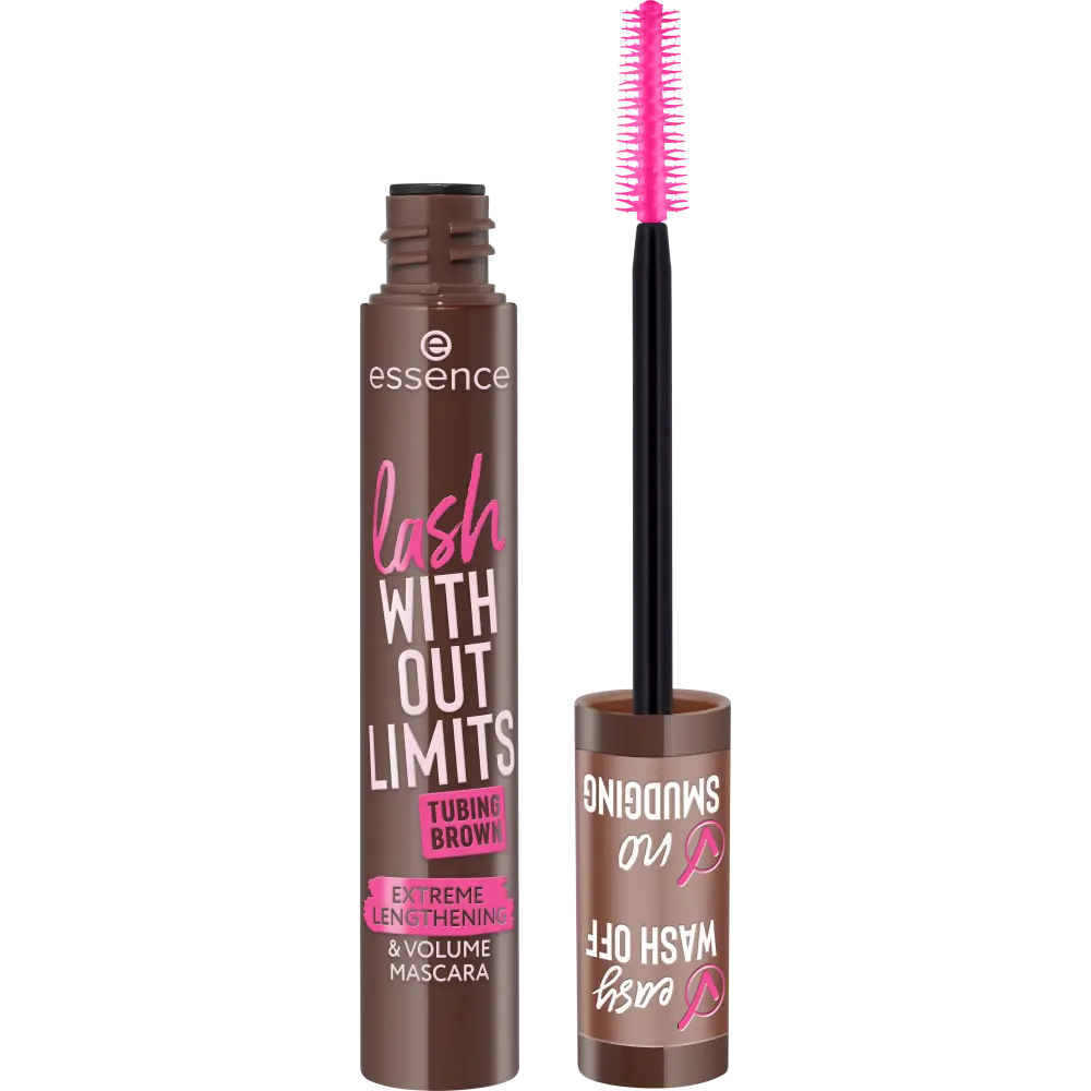 lash WITHOUT LIMITS TUBING BROWN EXTREME LENGTHENING & VOLUME MASCARA