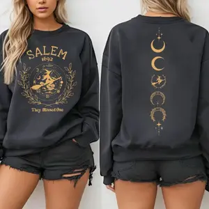 Salem They Missed One Sweatshirt, Halloween Hoodie,Witch Sweatshirt, Salem Witch Shirt, Salem 1692 T-Shirt, Funny Witch Trials Tee, Gildan Hoodie