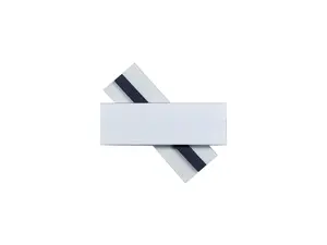 Clear Magnetic Label Holders, Side Load, 6 x 2, Clear, 10/Pack 87820