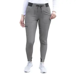 Pro Heather Collection Jogger Scrub Pant by Adar (Regular) XXS-3XL / Heather Grey