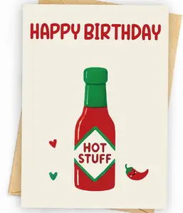Funny Birthday Card for Boyfriend, Men, Husband, Women, Girlfriend, Happy Birthday Gifts Idea Decorations for Wife Fiance Him or Her Bestie naughty