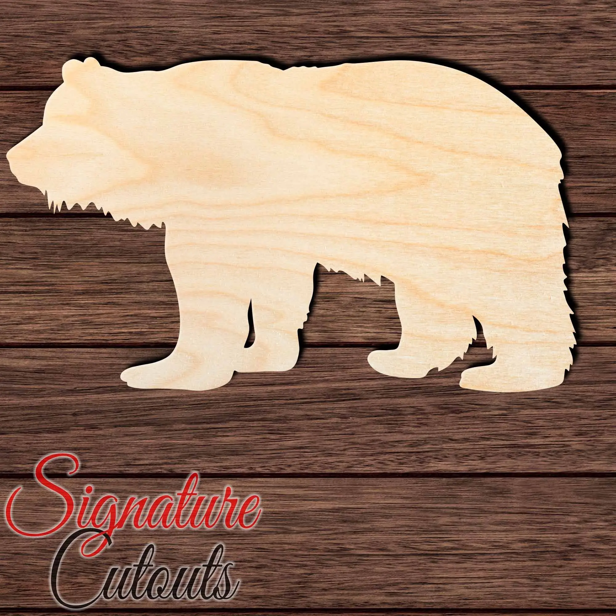Bear 020 Shape Cutout