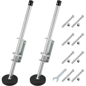 2 count Ladder Leveler, Ladder  Extensions Levelers, Stairs Extension Ladders Stabilizer with Rubber  for  Platform, 330 Lbs Loading Capacity