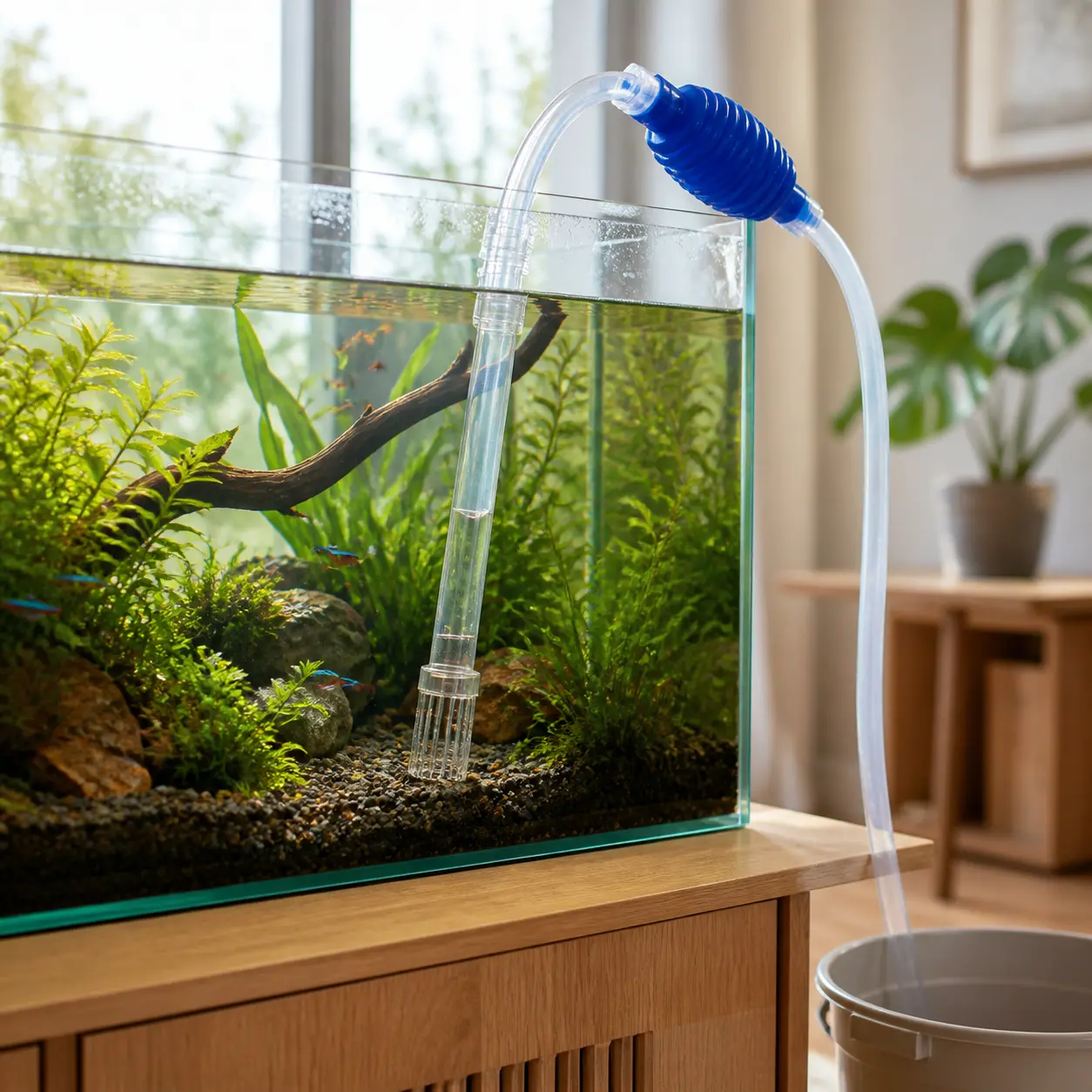 Aquarium Gravel Siphon Vacuum Cleaner