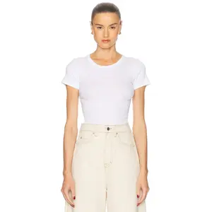 GRLFRND Baby Tee in White