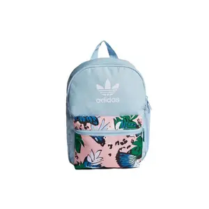 Adidas Originals Floral Pattern Polyester Backpack for Women in Blue