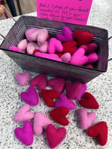 Eco Wool Fair Trade Heart Drawer Fresheners (S)