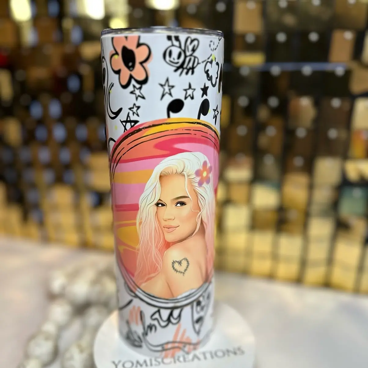 Karol g 20oz tumbler