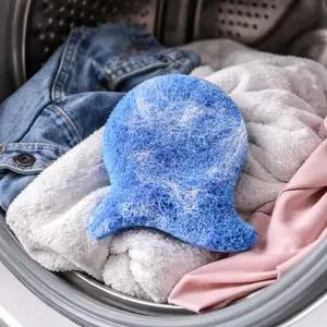 Laundry Pet Hair Remover for Washer and Dryer, Reusable Lint Catcher for Washing Machine, Pet Fur Remover for Clothes, Bedding, Blankets and Jackets, Easy to Use Soft Fabric Laundry Helper for Dog Hair and Cat Hair,Practical Mother’s Day Gift for Mom