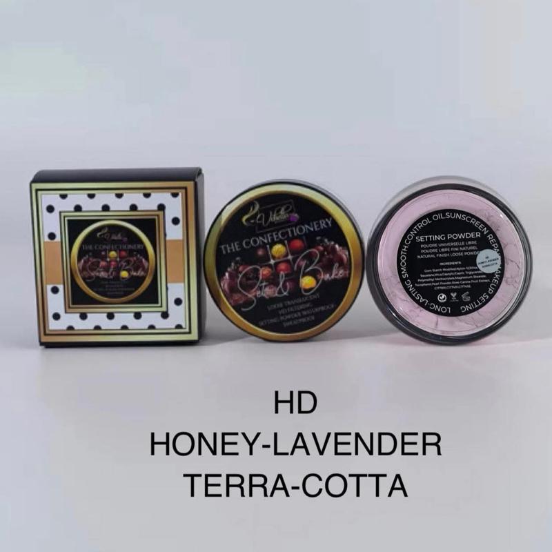 THE CONFECTIONERY SET & BAKE HD FILTERING SETTING POWDERS Loose Translucent Waterproof Sweatproof