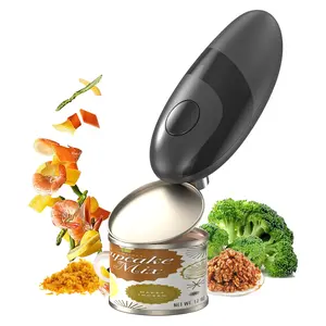 Electric Can Opener, One-Button Automatic Can Opener, Smooth Edge, Battery-Powered Handheld, Suitable for All Can Sizes, Kitchen and Camping Helper, Kitchen Gadgets