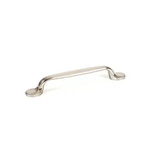 212 MAIN 128 mm Village Pull - Brushed Nickel Finish, Zinc Construction, Village Line Door Hardware