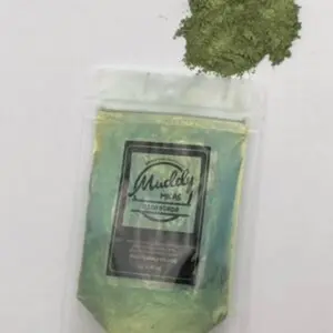 MuddySoapCo Nice Stems Green Mica 1oz for Soap Making