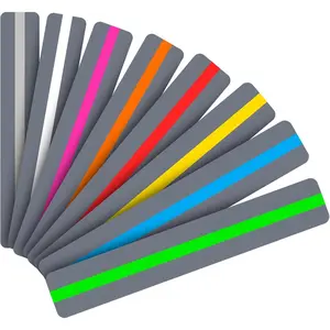 Guided Reading Strips/Colored Overlay/ Highlight Strips/Highlighter/Bookmark/ Assorted Colors Help with Dyslexia for Children and Teacher (8 Pack)