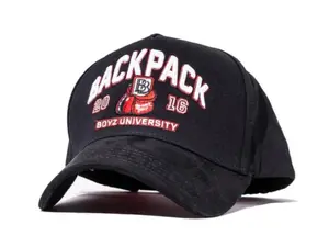 GALLO FINO X BACKPACKBOYZ COLLAB BLACK SNAPBACK HAT GFPACKUNIVERSITY
