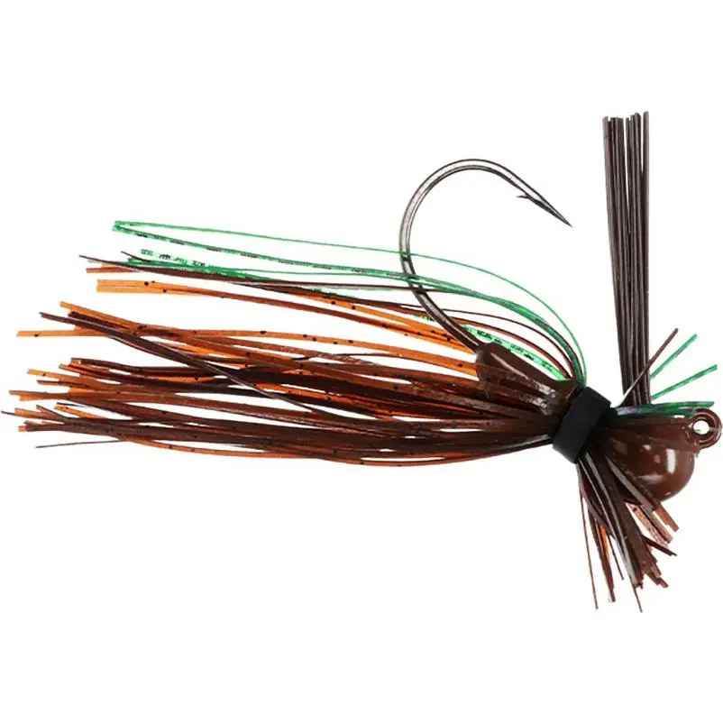 G-Man Ballin' Out Round Head Jig with Fiber Weed Guard, Stout Mustad Hook, Bass Fishing Terminal Tackle, 2 Weights, Two Weights