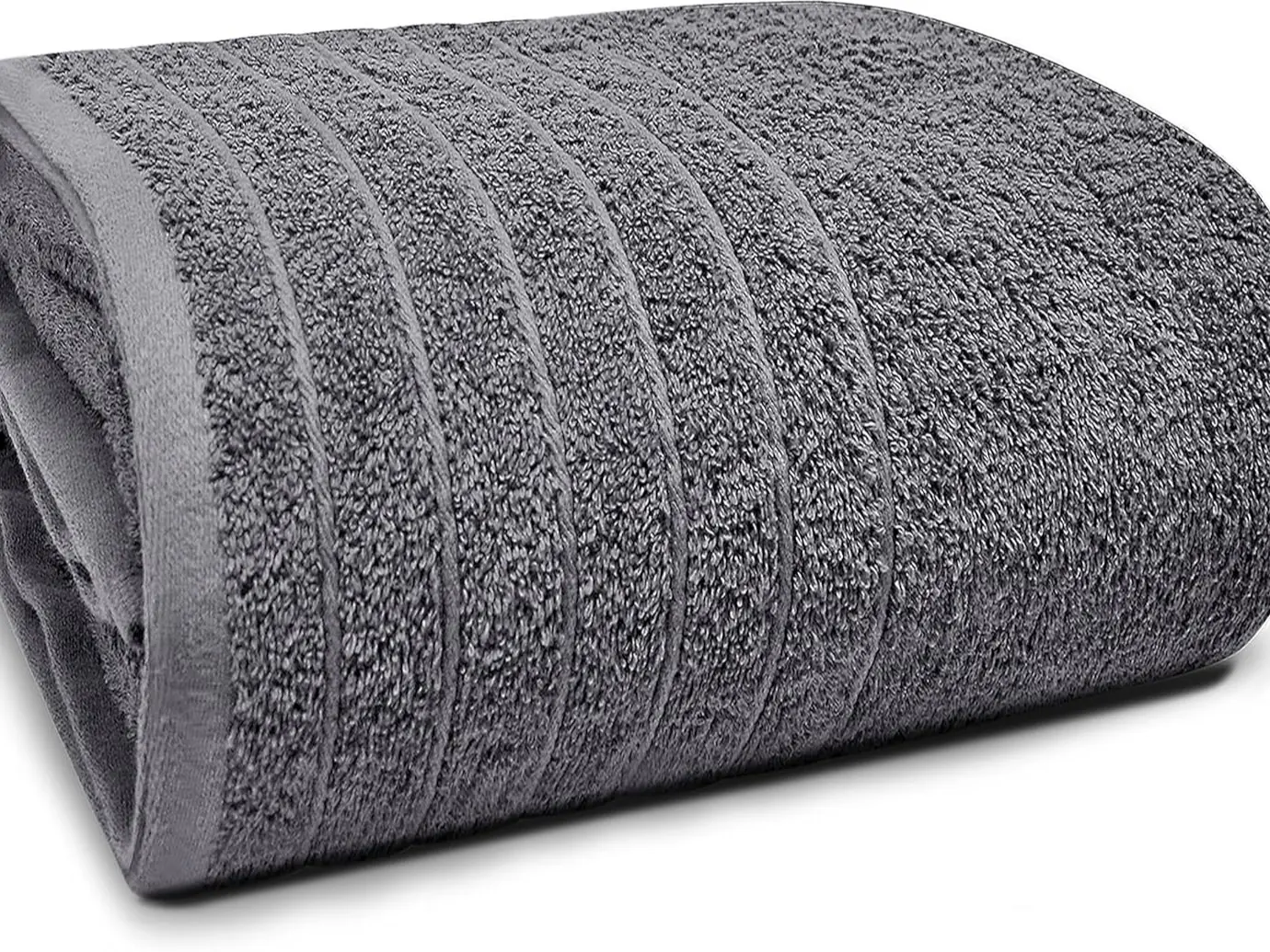 Tens Towels Pack of 1 Jumbo Bath Sheet 40 x 80 Inches, Extra Large & Light Weight, Quicker to Dry, 100% Cotton, Super Soft & Absorbent, Perfect to Wrap Yourself in, Dark Grey