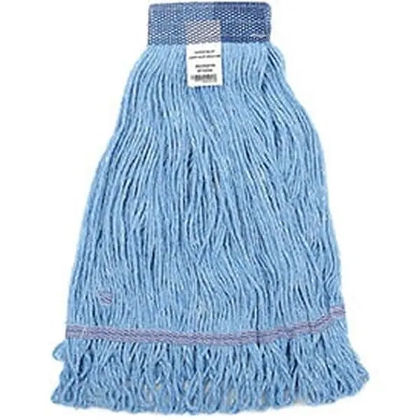 Greenwood 41383 Wide Mesh Band Mop Head - Acrylic-Rayon Cotton Blend, Floor Mopping Accessory for Global Industrial Brooms