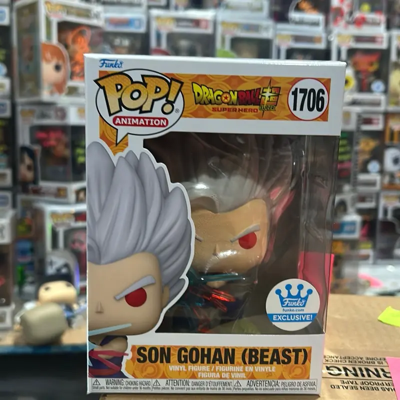 Funko Pop Gohan Vinyl Figurine - FunkoShop Exclusive, Anime Collectible, Decor Piece, Anime Gift Ideas for Collectors
